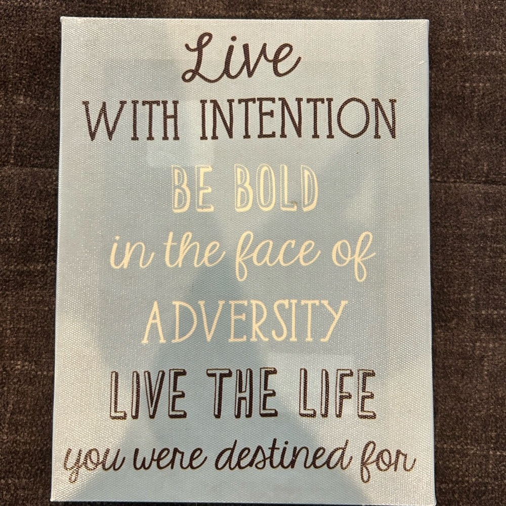 Small Motivational Sign